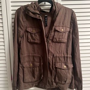 Design lab cargo color jacket